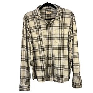 Faherty Womens Legend™ Sweater Shirt Plaid Size L Hiking Camping Outdoors